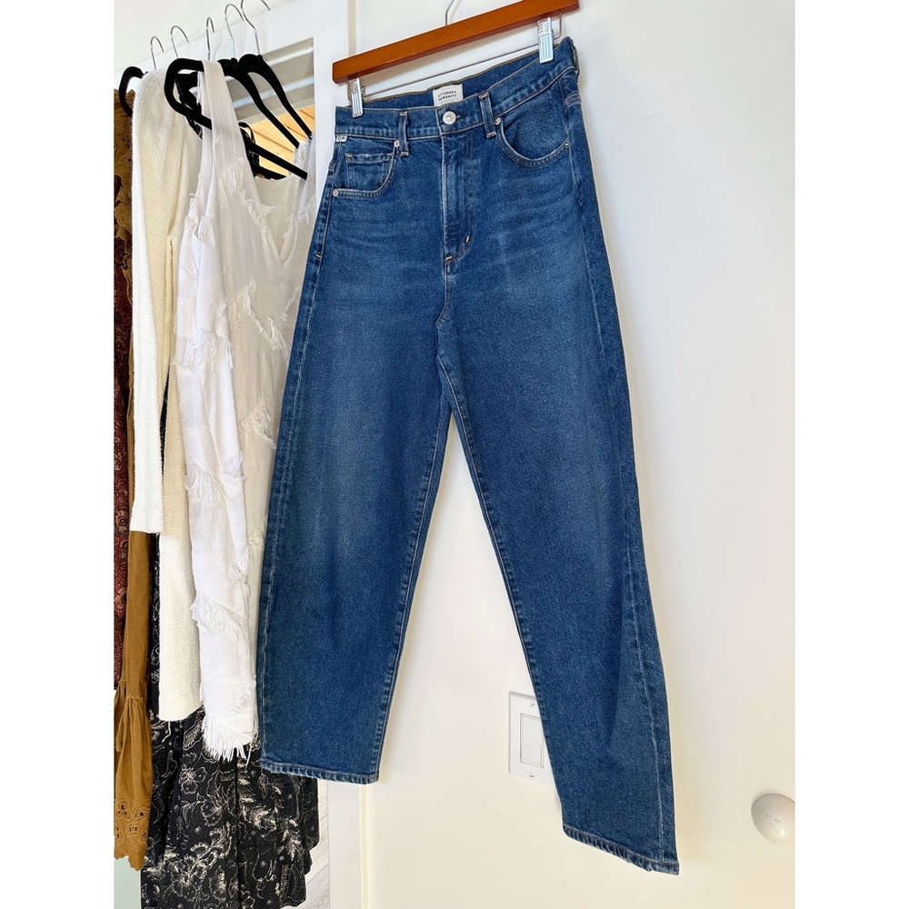 Citizens of Humanity Premium Denim Barrel Leg Jeans 25